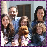 "Delabea Mocambo", ahora Rufo con Alejandra y su familia en  Madrid.